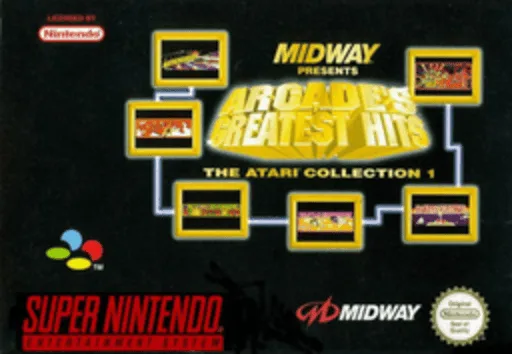 Arcade's Greatest Hits - The Atari Collection 1 (SNES) Box Art & Cover