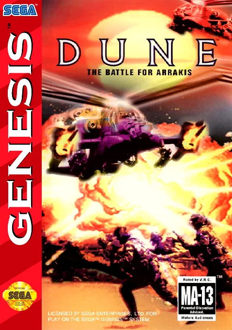 Dune - The Battle for Arrakis (MD) Box Art & Cover