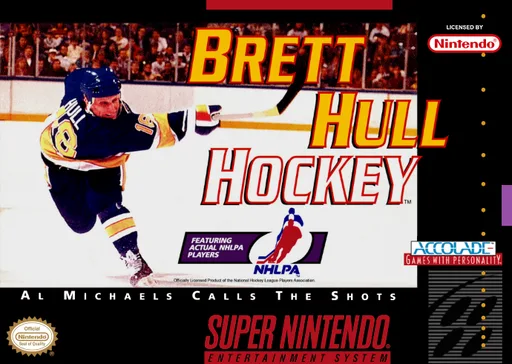 Brett Hull Hockey (SNES) Box Art & Cover