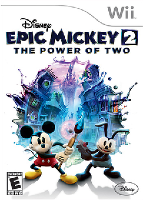 Disney Epic Mickey 2: The Power of Two (WII) Box Art & Cover