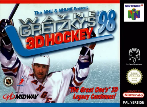 Wegngliski 3D Ice Hockey '98 (N64) Box Art & Cover