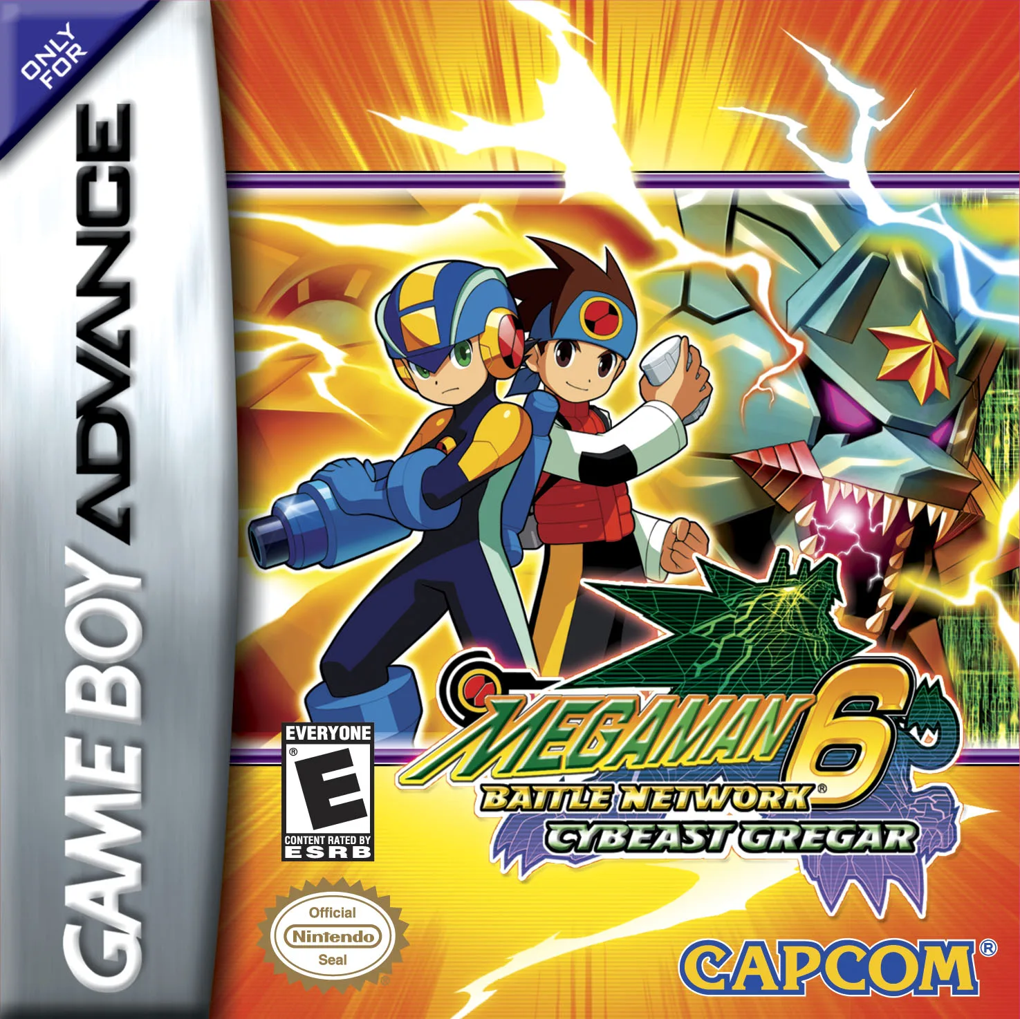Rockman EXE 6 - Dennoujuu Grega (GBA) Box Art & Cover
