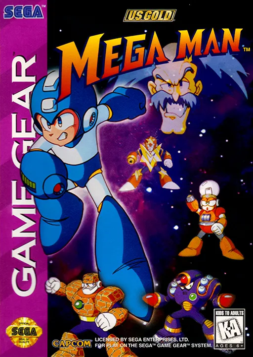 Mega Man (GAME GEAR) Box Art & Cover