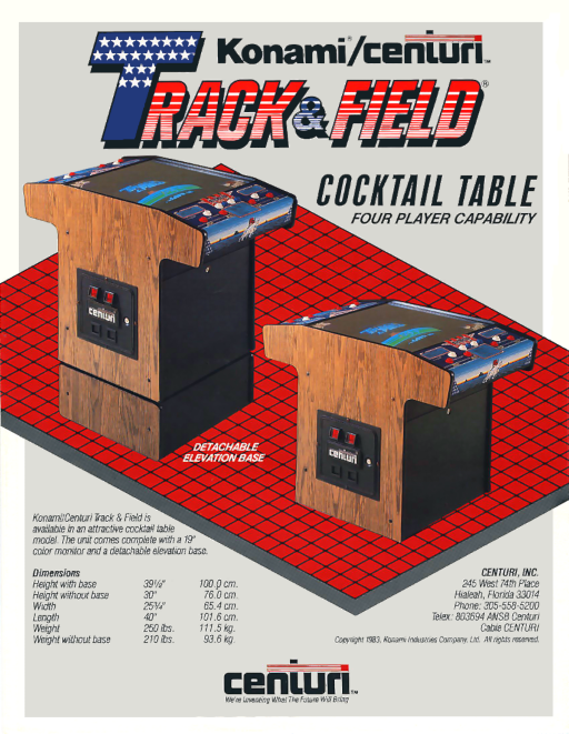 Track & Field (ARCADE) Box Art & Cover