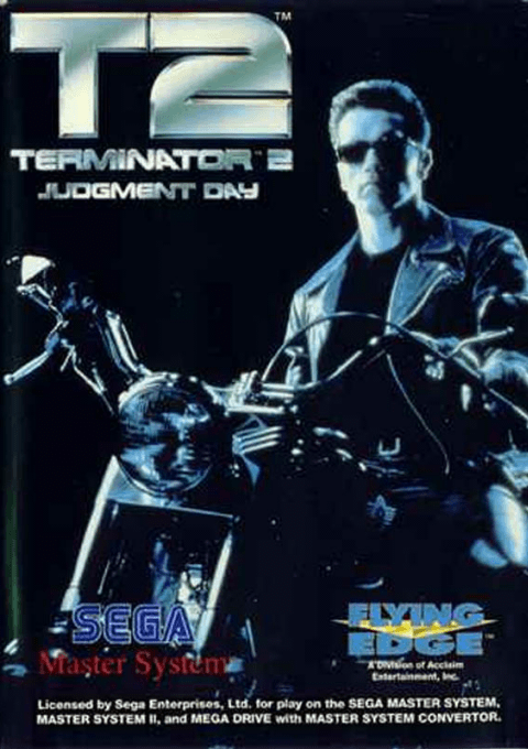 Terminator 2: The Arcade Game (SMS) Box Art & Cover