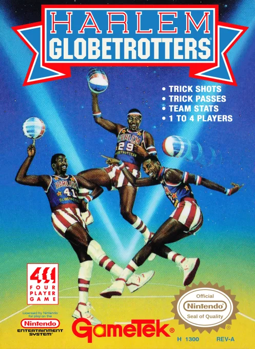 Harlem Globetrotters (NES) Box Art & Cover