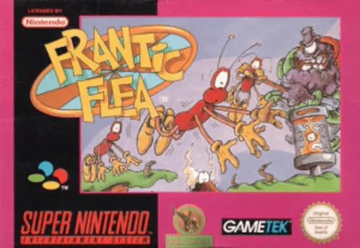 Frantic Flea (SNES) Box Art & Cover