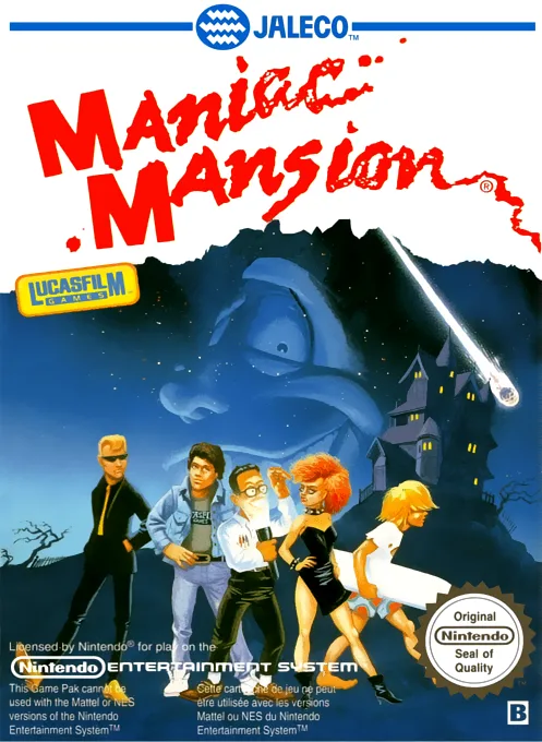 疯狂宅邸 (NES) Box Art & Cover