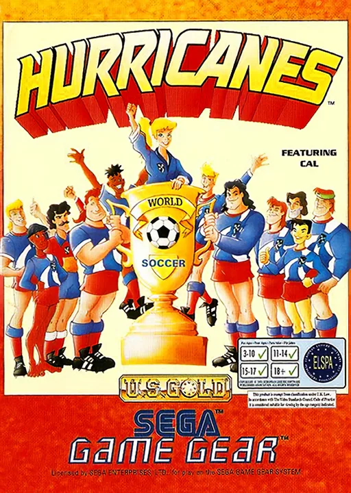 Hurricanes (GAME GEAR) Box Art & Cover