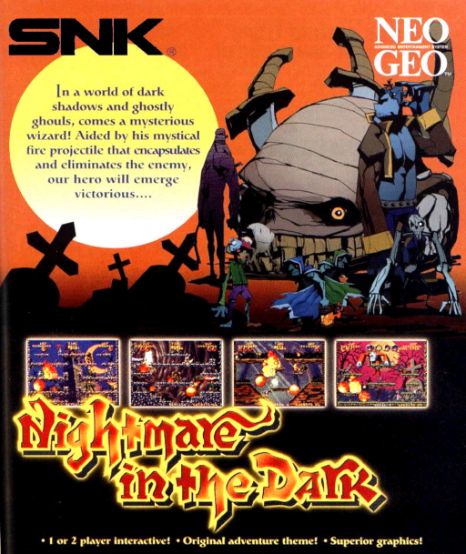 Nightmare in the Dark (ARCADE) Box Art & Cover
