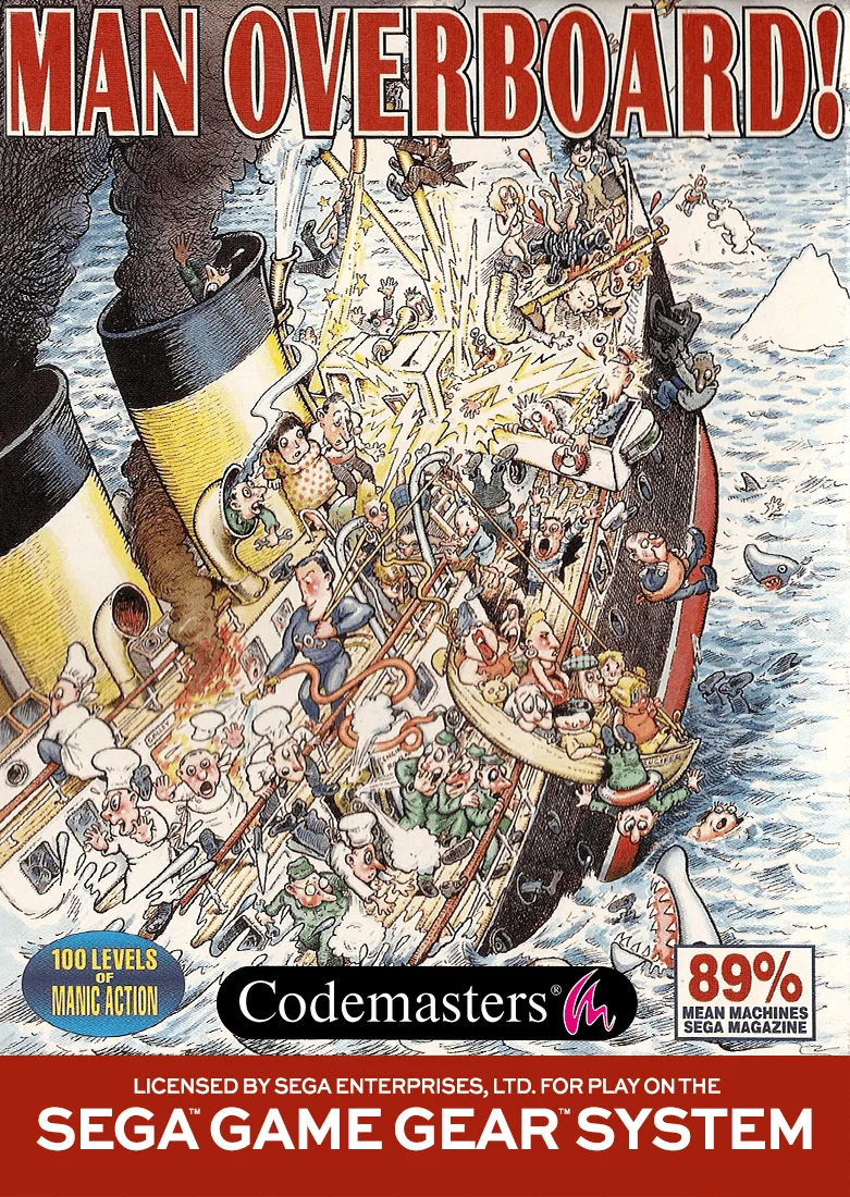 S.S. Lucifer - Man Overboard! (GAME GEAR) Box Art & Cover