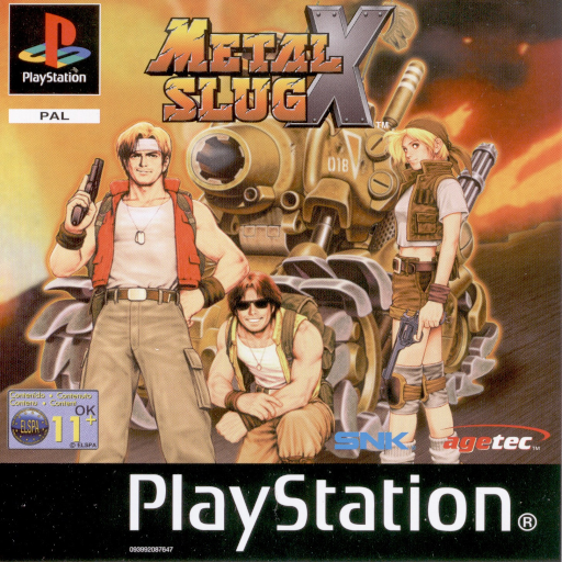 Metal Slug X (PS1) Box Art & Cover