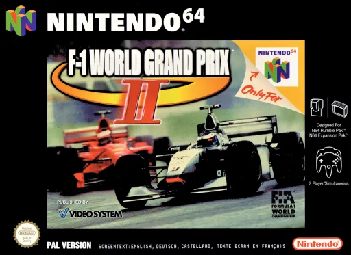 F1 International Grand Prix 2 (N64) Box Art & Cover