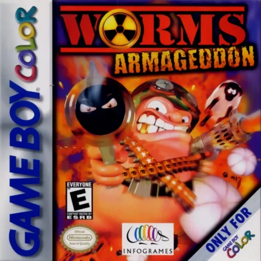 Worms Armageddon (GBC) Box Art & Cover