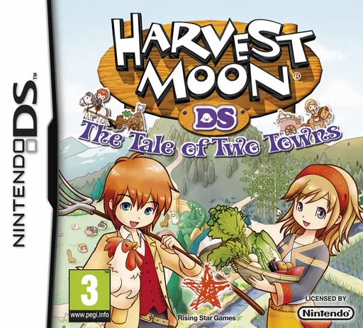 Harvest Moon - The Tale of Two Towns (DS) Box Art & Cover