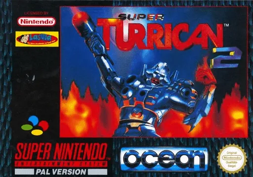Super Turrican 2 (SNES) Box Art & Cover