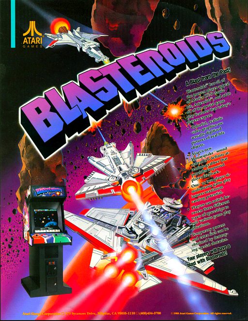 Blasteroids (rev 4) (ARCADE) Box Art & Cover