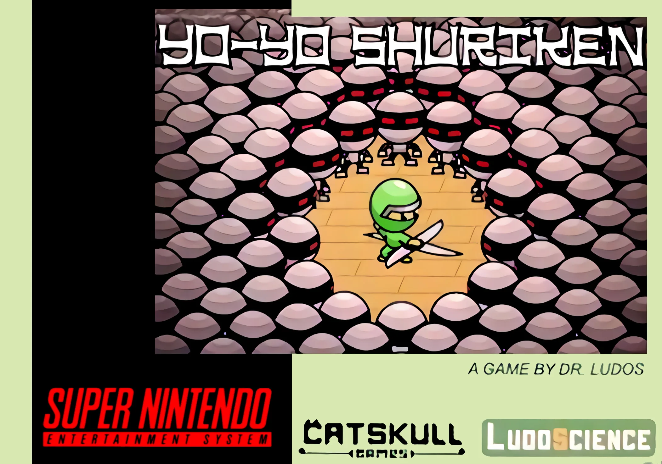 Yo-Yo Shuriken (SNES) Box Art & Cover