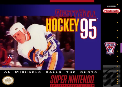 Brett Hull Hockey 95 (SNES) Box Art & Cover