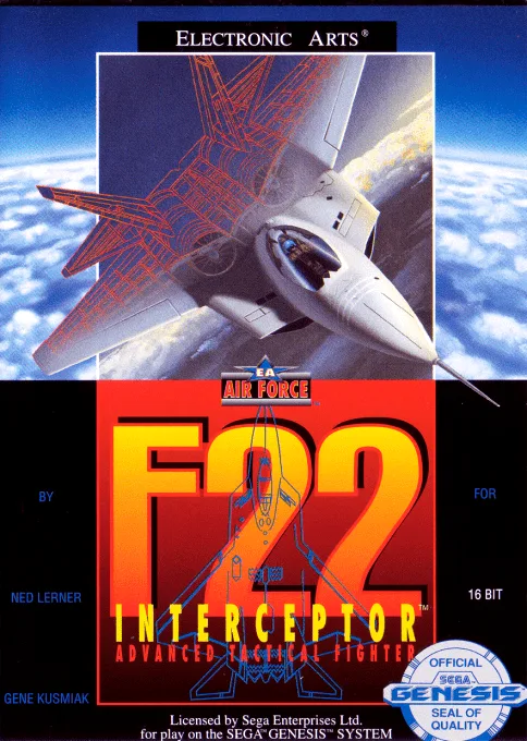F-22 Interceptor (MD) Box Art & Cover