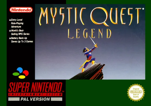 Mystic Quest Legend (SNES) Box Art & Cover