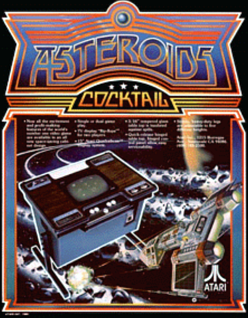 Asteroids (rev 4) (ARCADE) Box Art & Cover