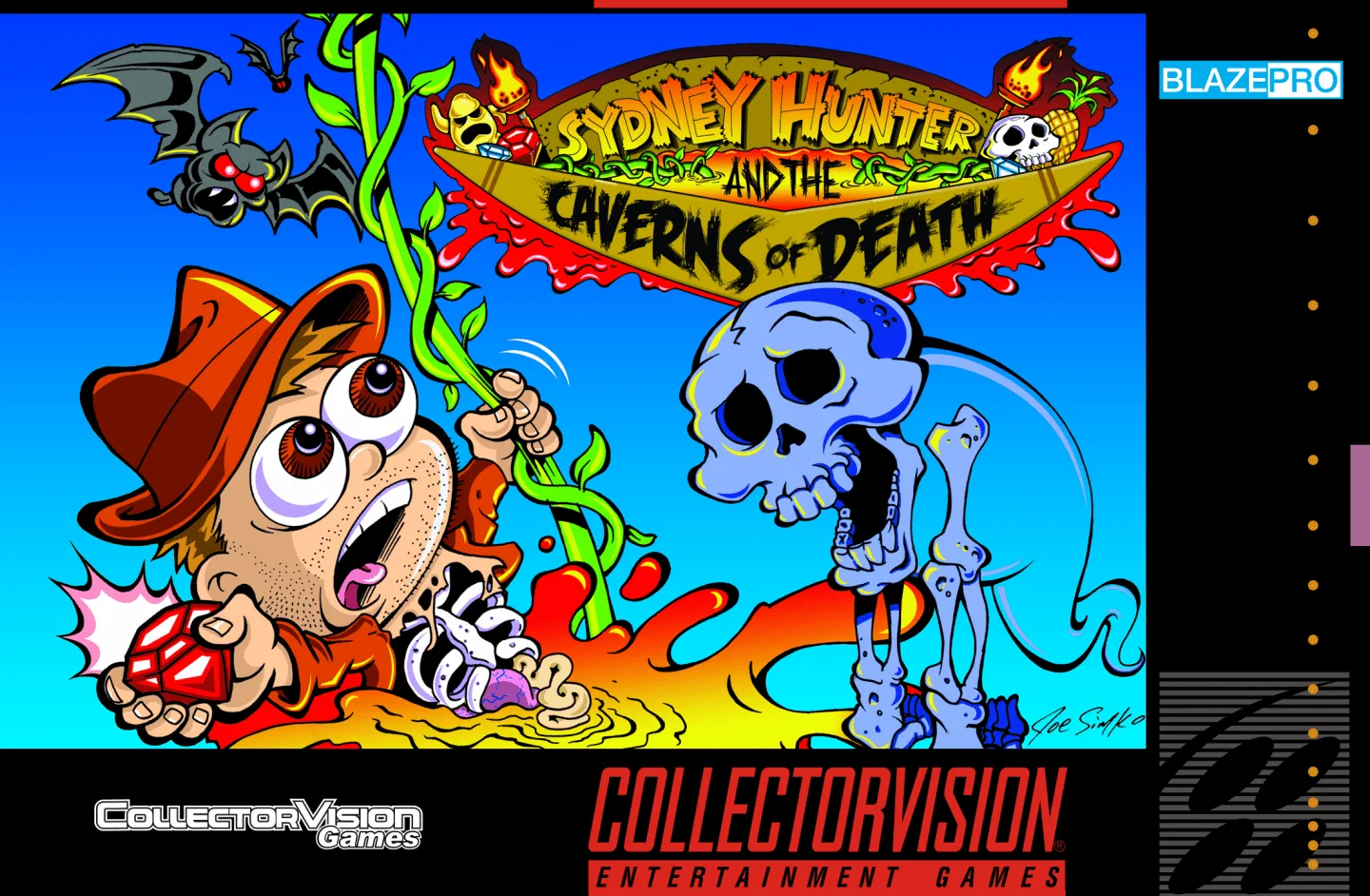 Sydney Hunter and the Caverns of Death (SNES) Box Art & Cover
