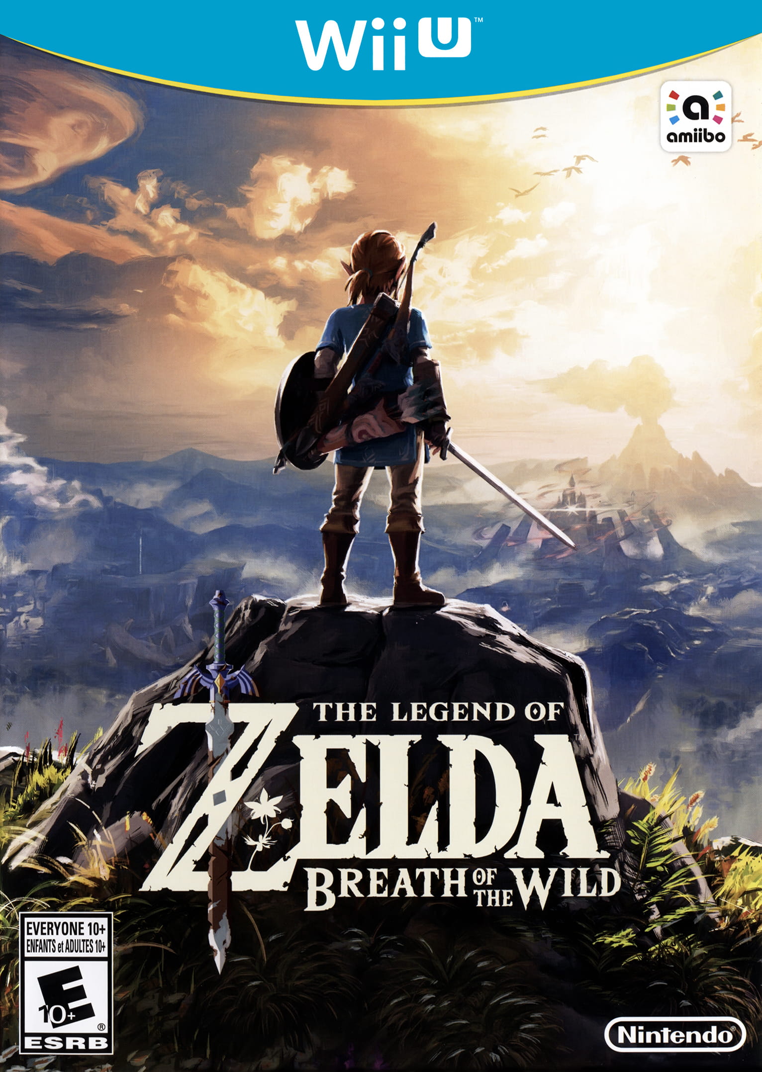 젤다의 전설 브레스 오브 더 와일드 (WIIU) Box Art & Cover