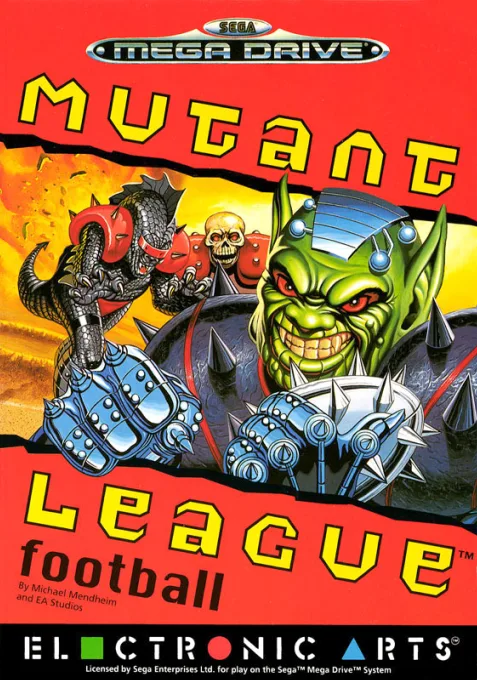 Mutant League Football (MD) Box Art & Cover
