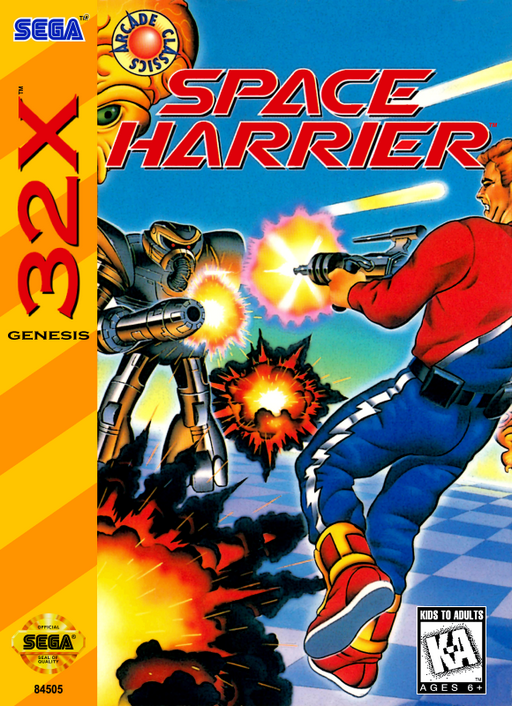 스페이스 해리어 (32X) Box Art & Cover