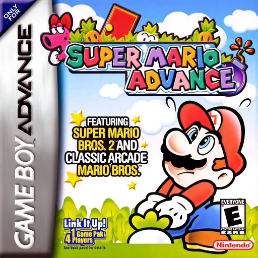 Super Mario Advance (GBA) Box Art & Cover