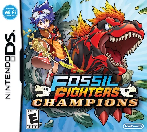 Fossil Fighters Champions (DS) Box Art & Cover