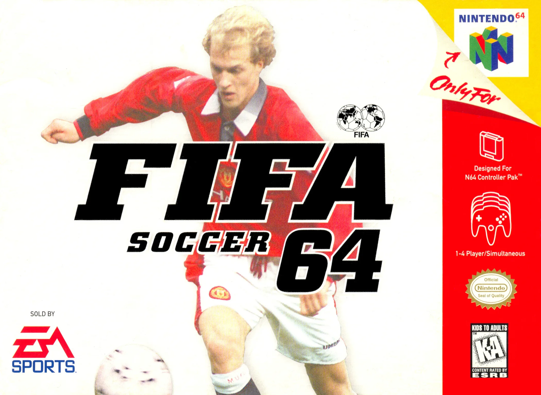 J.League Football 64 (N64) Box Art & Cover