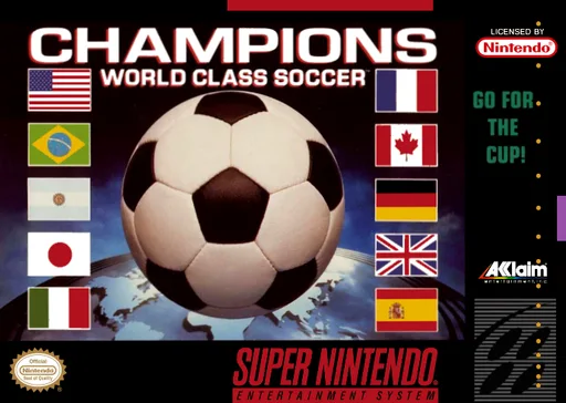 Champions - World Class Soccer (SNES) Box Art & Cover