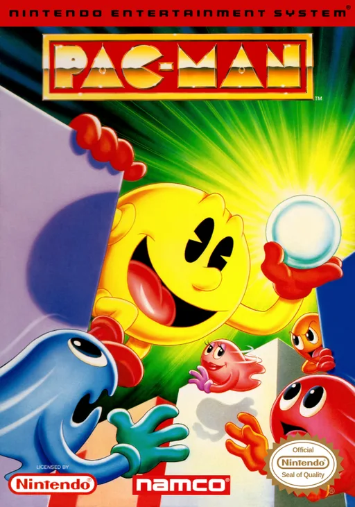 Pac-Man (NES) Box Art & Cover