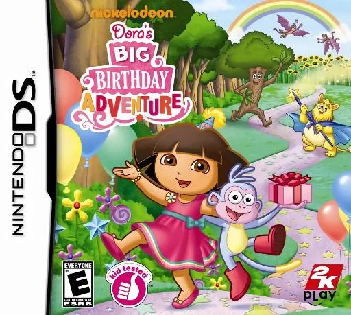 朵拉的盛大生日冒险 (DS) Box Art & Cover