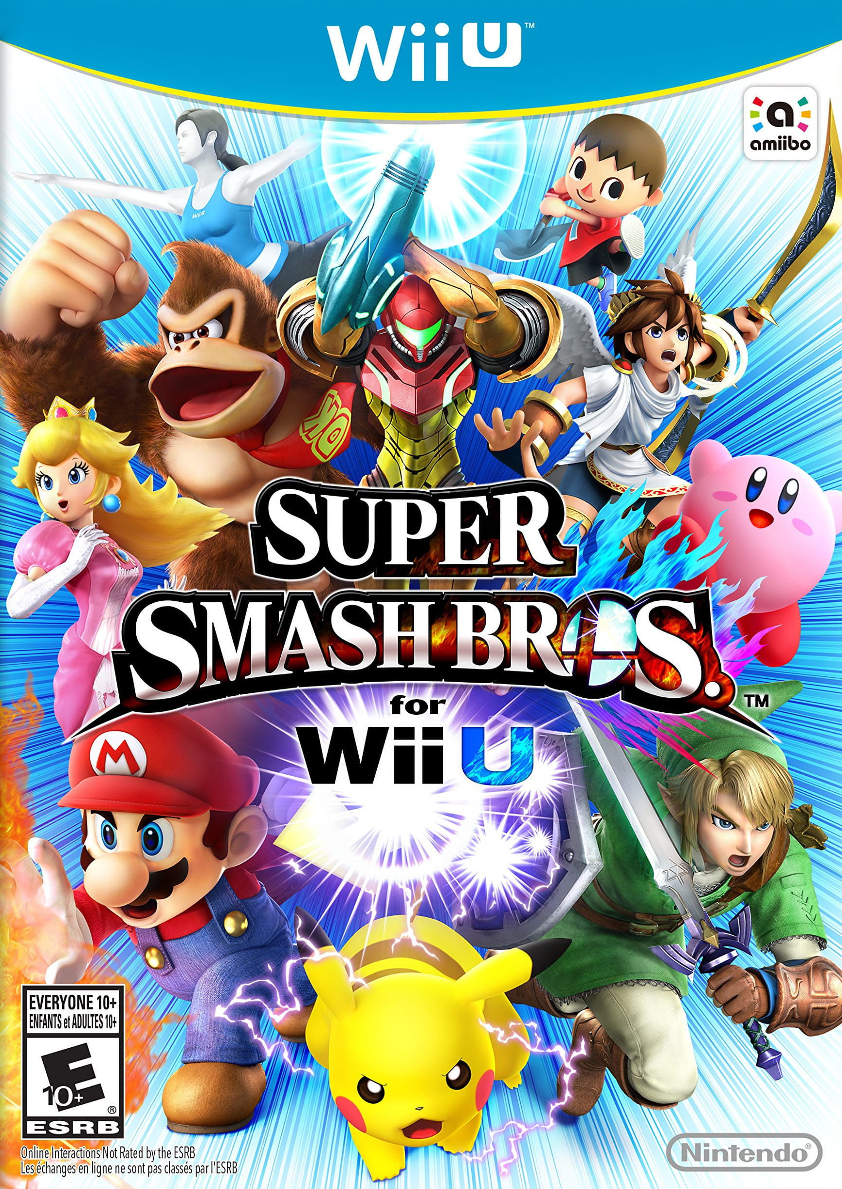 Super Smash Bros. for Wii U (WIIU) Box Art & Cover
