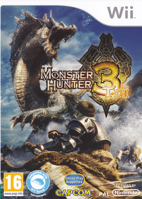 Monster Hunter Tri (WII) Box Art & Cover