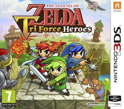 Legend of Zelda, The - Tri Force Heroes (3DS) Box Art & Cover