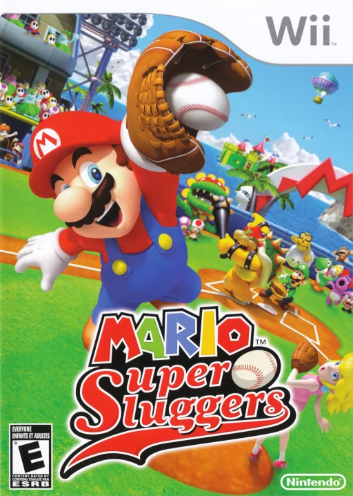 Mario Super Sluggers (WII) Box Art & Cover