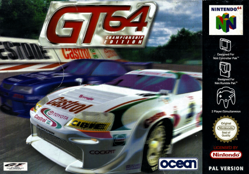 GT 64: 챔피언십 에디션 (N64) Box Art & Cover