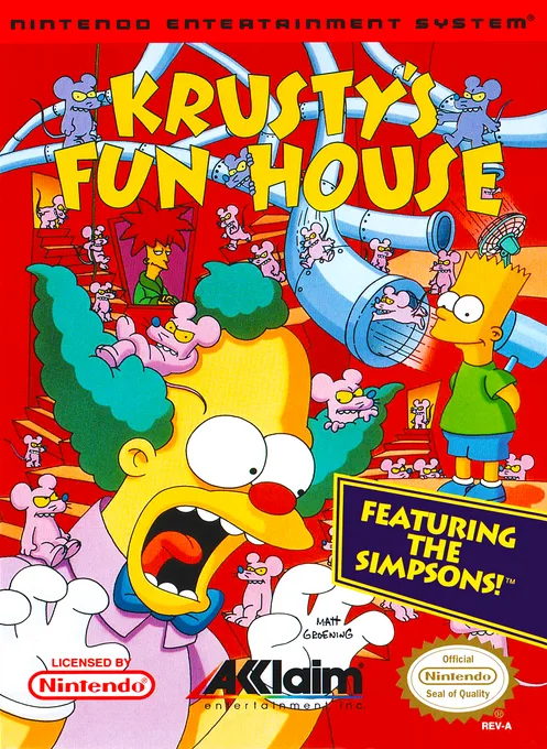 Fun House (NES) Box Art & Cover