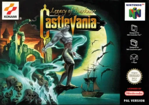 Castlevania: Legacy of Darkness (N64) Box Art & Cover