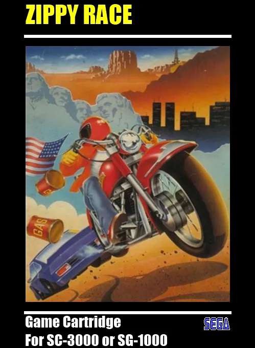 Zippy Race (SG1000) Box Art & Cover