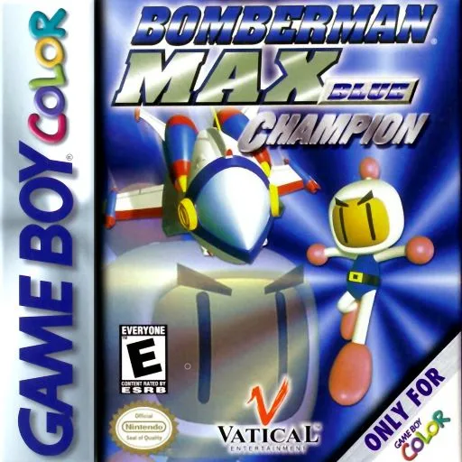 Bomberman Max - Blue Champion (GBC) Box Art & Cover