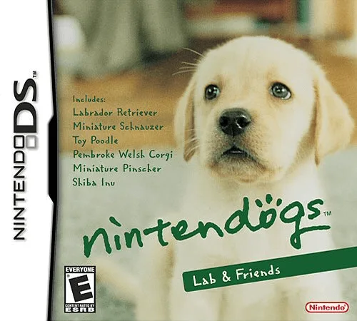 Nintendogs - Labrador & Chingudeul (DS) Box Art & Cover