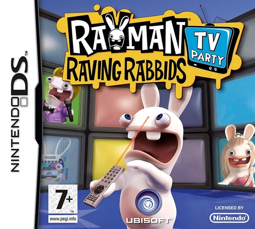 Rayman - Raving Rabbids (DS) Box Art & Cover