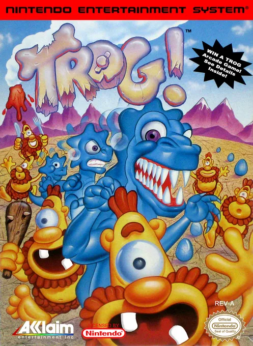 Trog! (NES) Box Art & Cover
