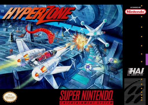 HyperZone (SNES) Box Art & Cover