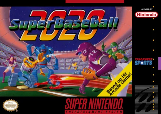 2020 Super Baseball (SNES) Box Art & Cover